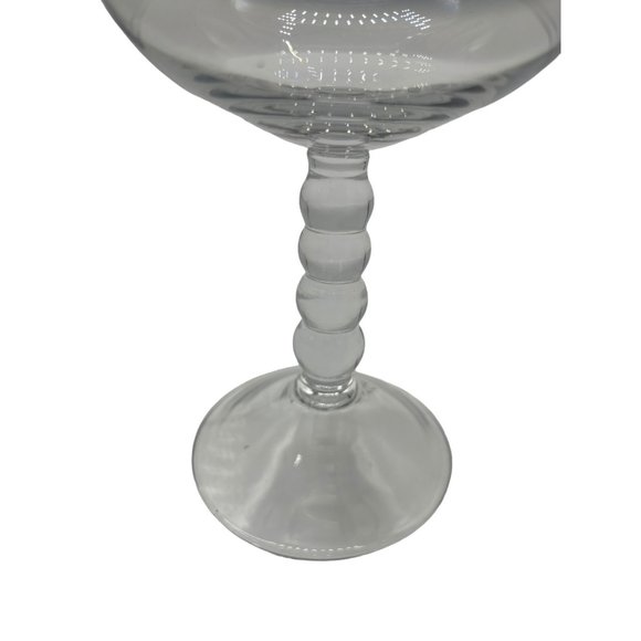 Vintage MCM Silver Fade 4 Ball Stem Rocks Glass Mid Century Modern 7 1/2" - Picture 6 of 10